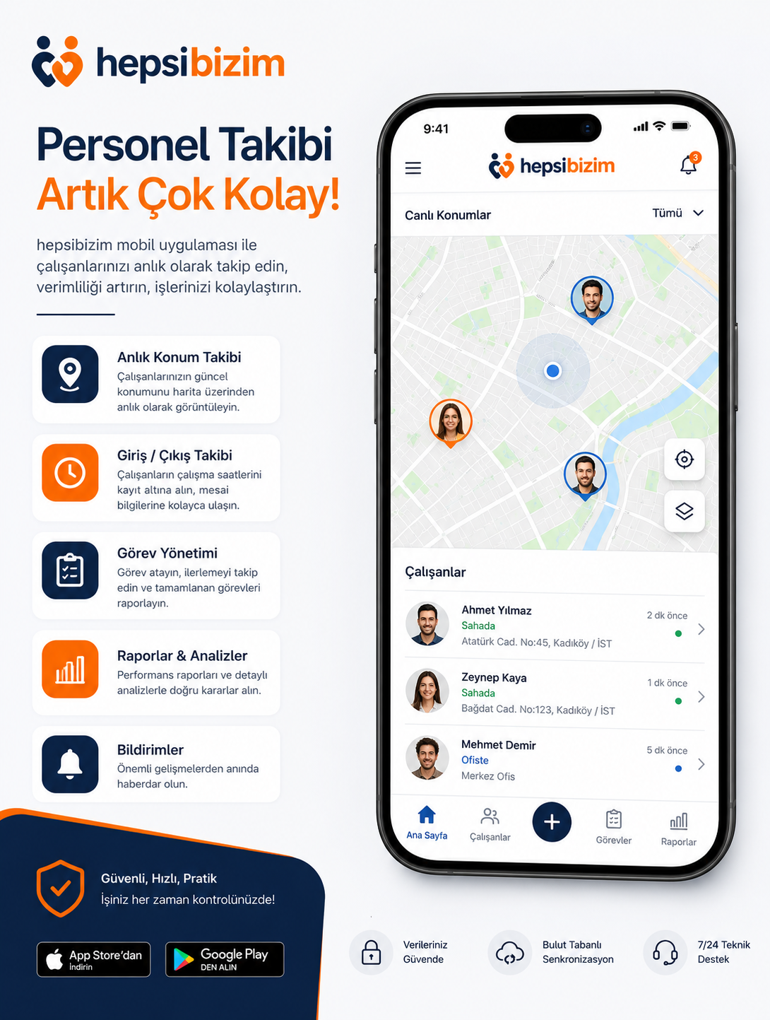 Mobil Uygulama İle Personel Takip